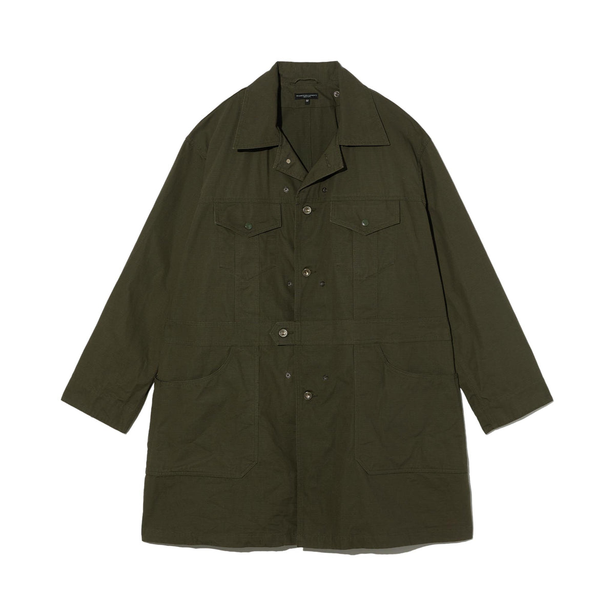 Shop Coat - Olive Heavyweight Cotton Ripstop