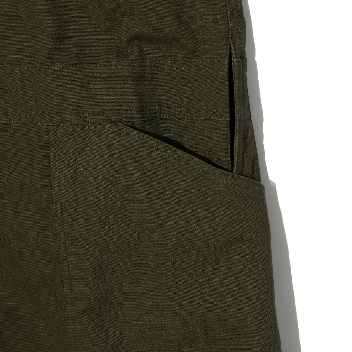 Shop Coat - Olive Heavyweight Cotton Ripstop