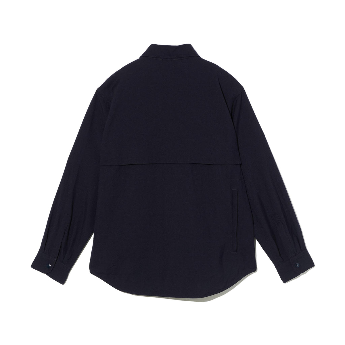 Stag Shirt Jacket - Dark Navy Wool Uniform Serge