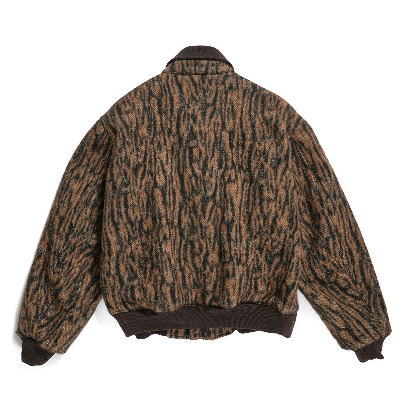 LL Jacket - Brown Poly Bark Jacquard