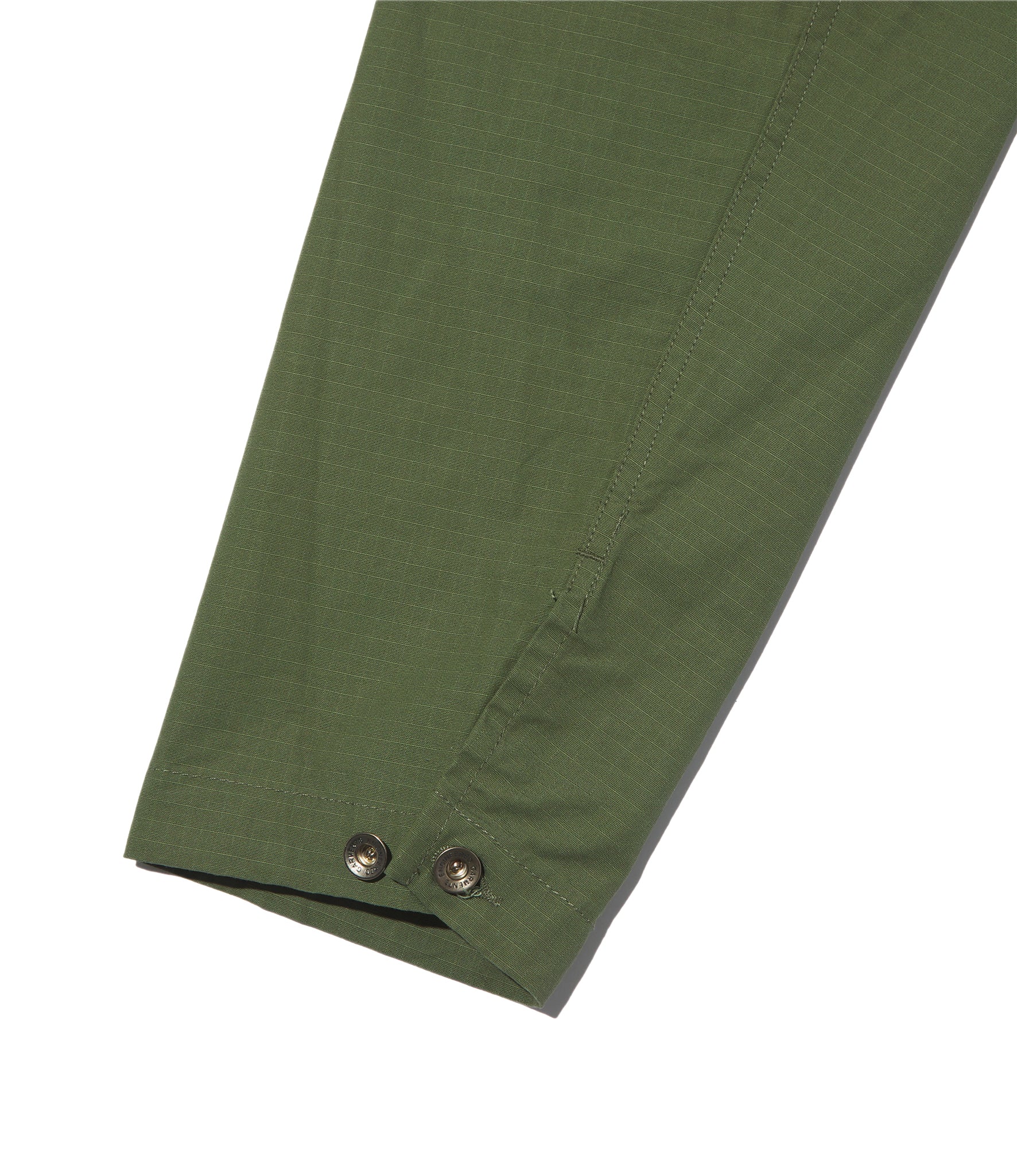 Utility Jacket  - Olive Cotton Reversed Sateen