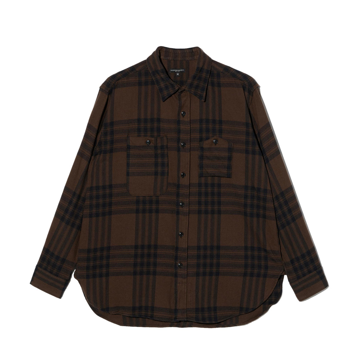 Work Shirt - Brown/Black Cotton Flannel Plaid