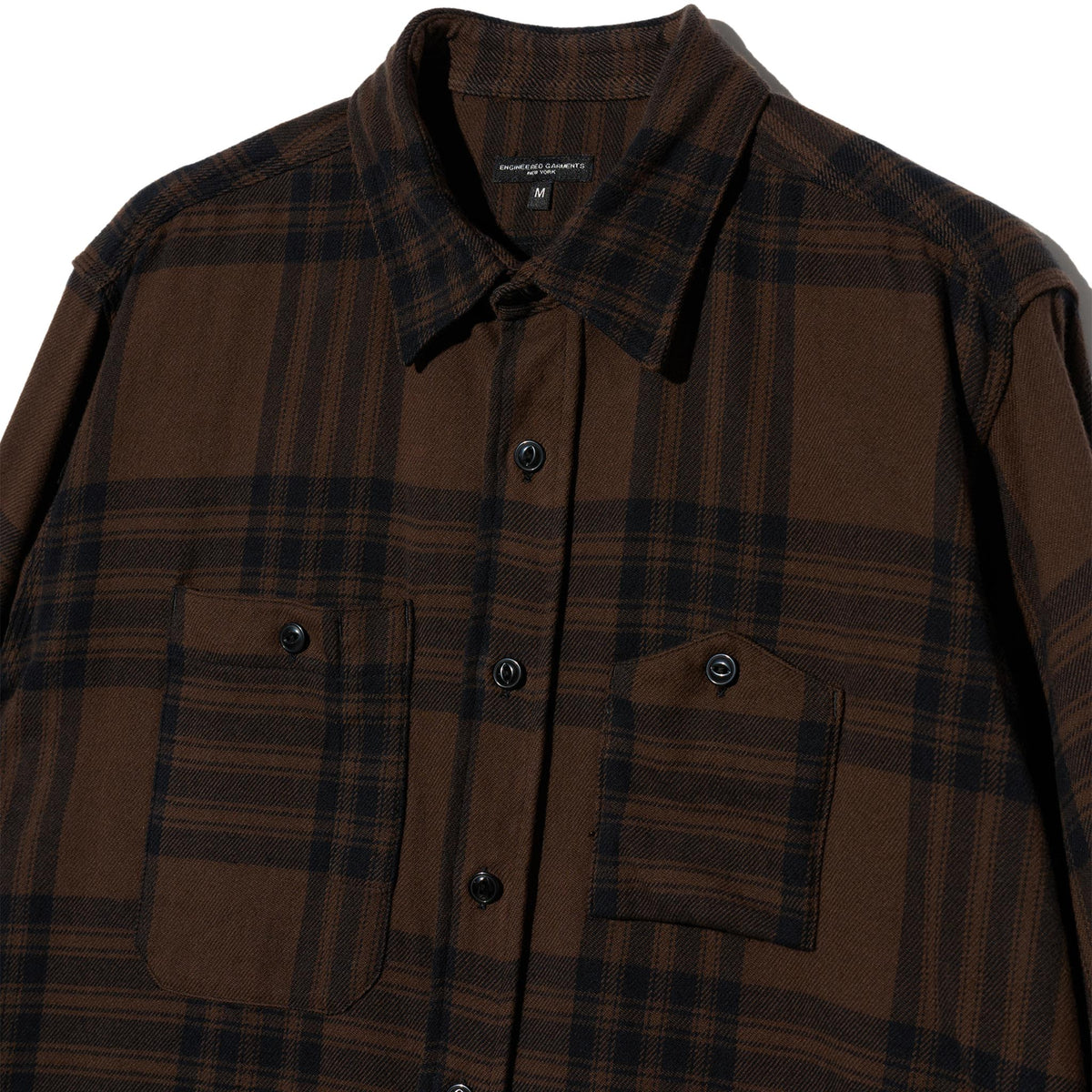 Work Shirt - Brown/Black Cotton Flannel Plaid