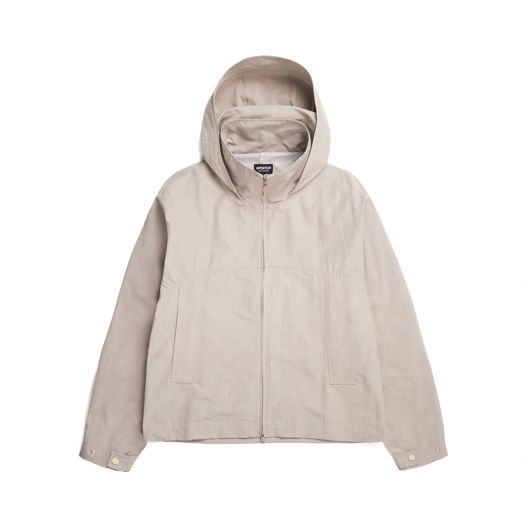 Air Jacket Cotton Nylon Linen - Greige