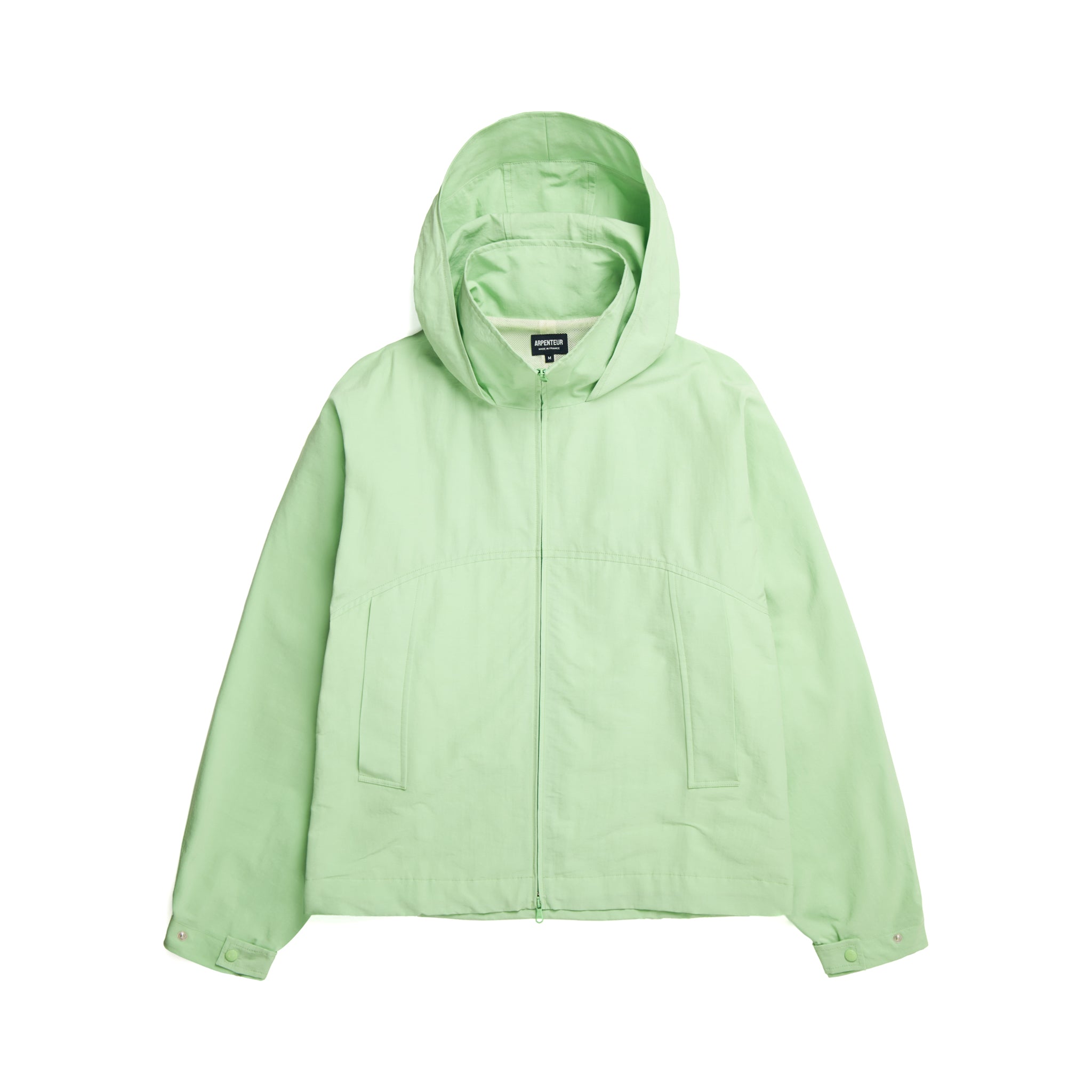 Air Jacket Cotton Nylon Linen - Lime Green
