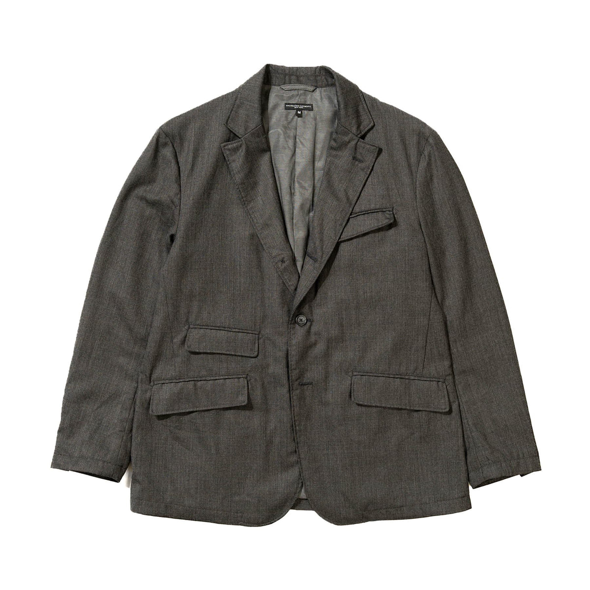 Engineered Garments Andover Jacket Charcoal Worsted Wool Gabardine 