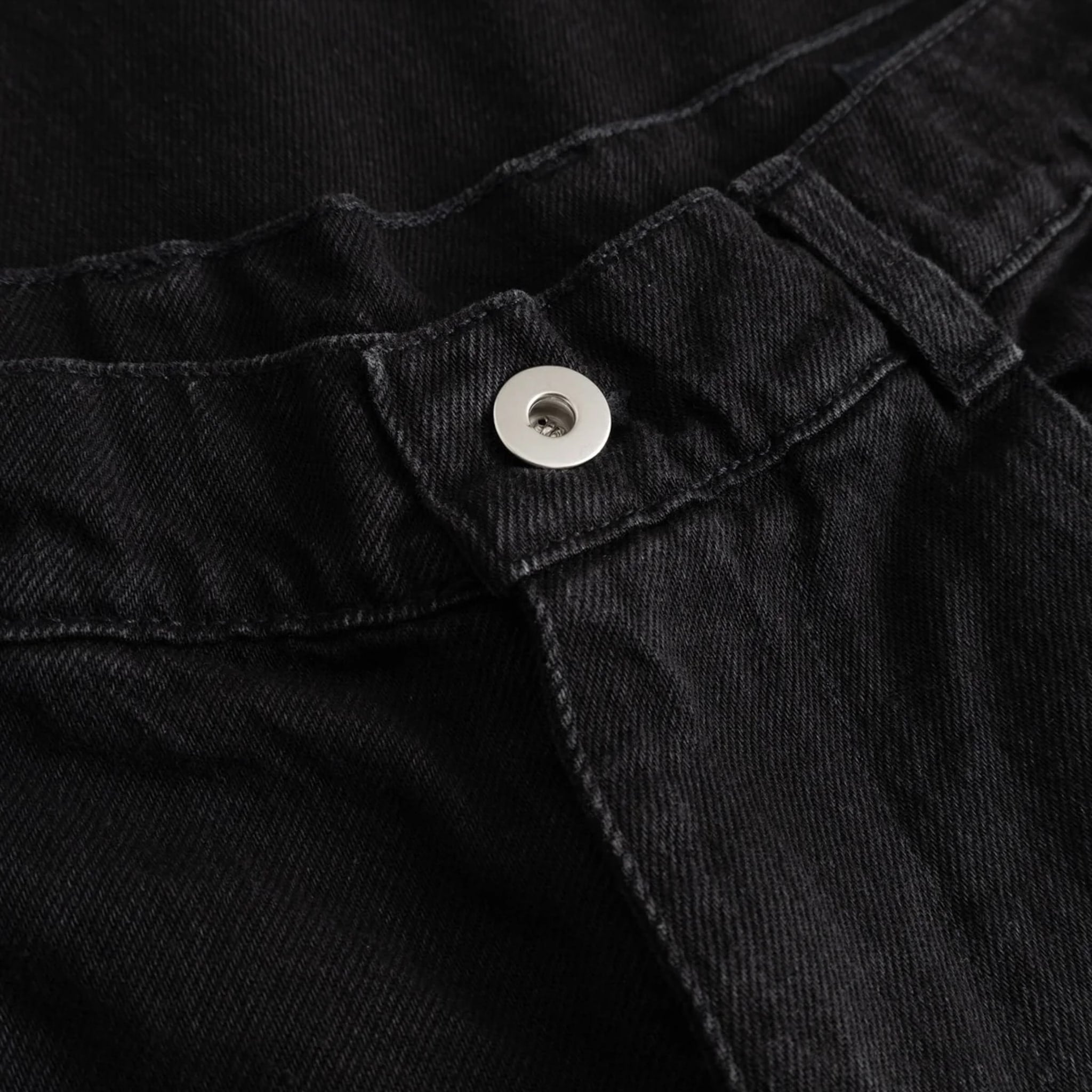 4 Pocket Pant Midweight Denim - Washed Black