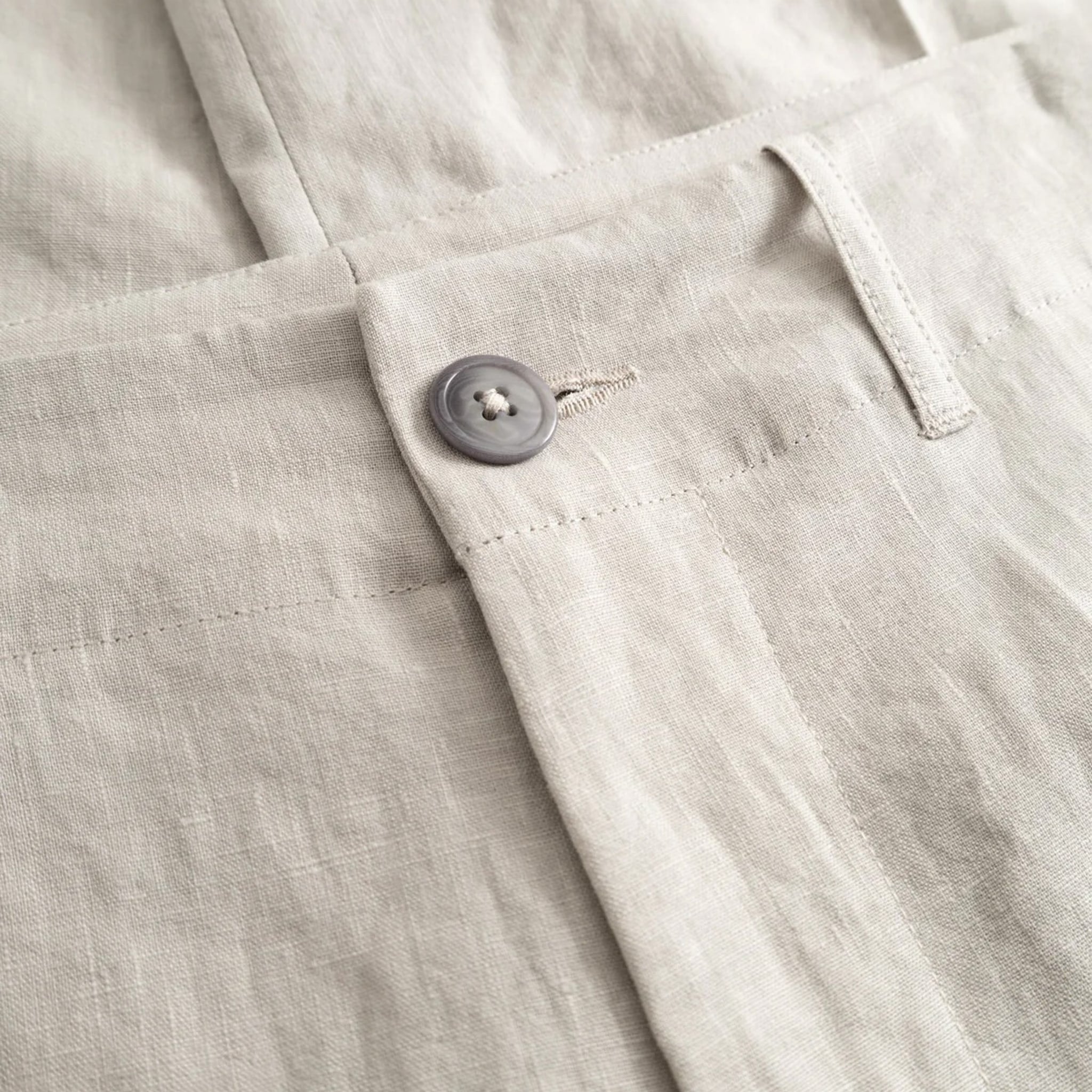 Fox P Trousers High Density Linen - Greige