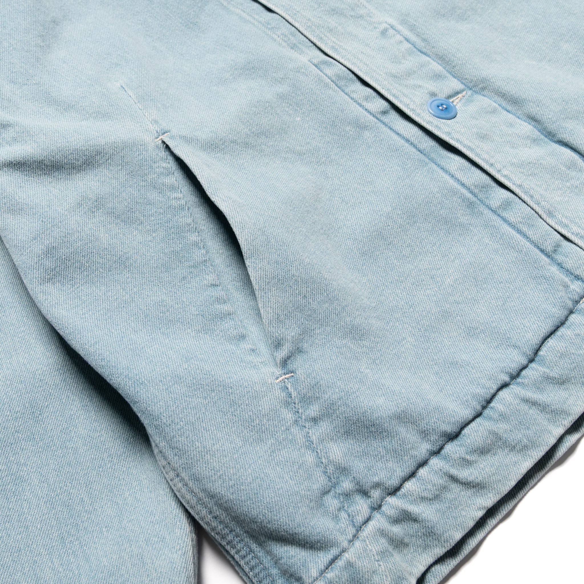 Arpenteur Lux J Jacket Midweight Denim Bleach | BlackBlue