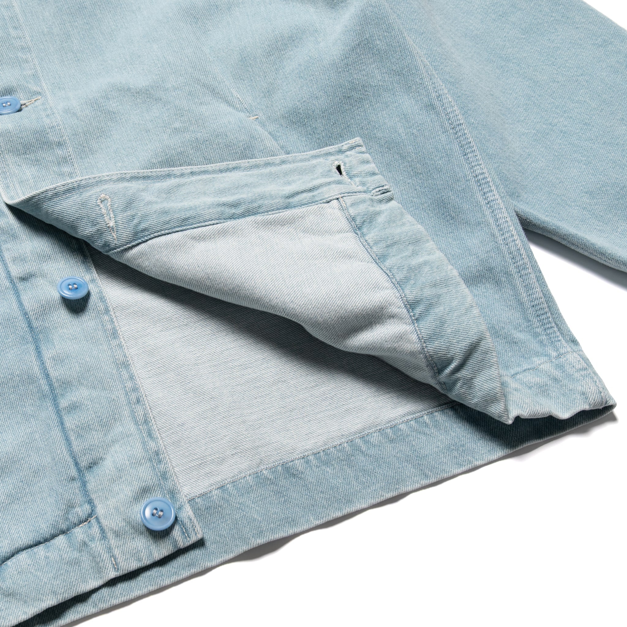 Lux J Jacket Midweight Denim - Bleach