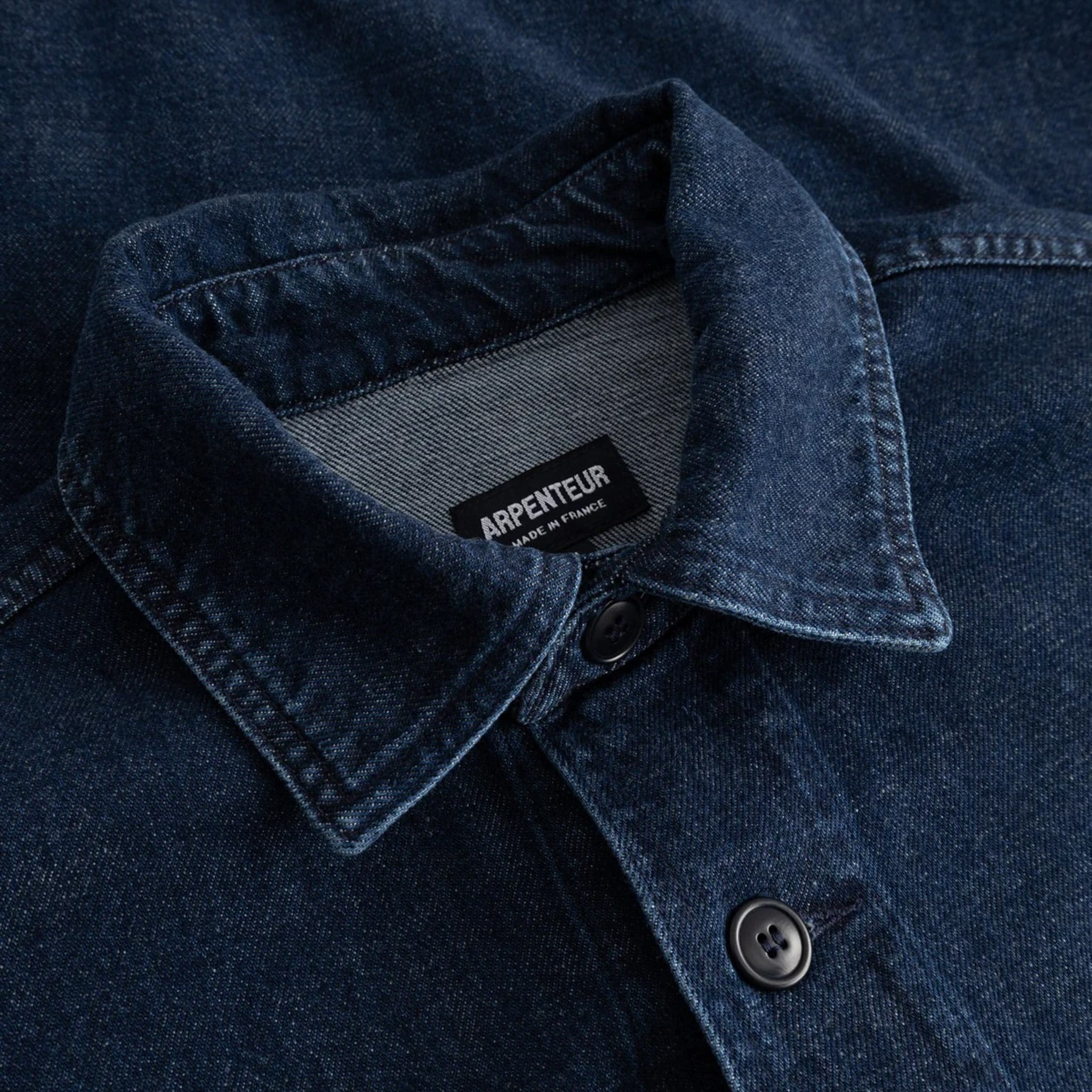 Arpenteur Lux J Jacket Midweight Denim Dark Indigo | BlackBlue