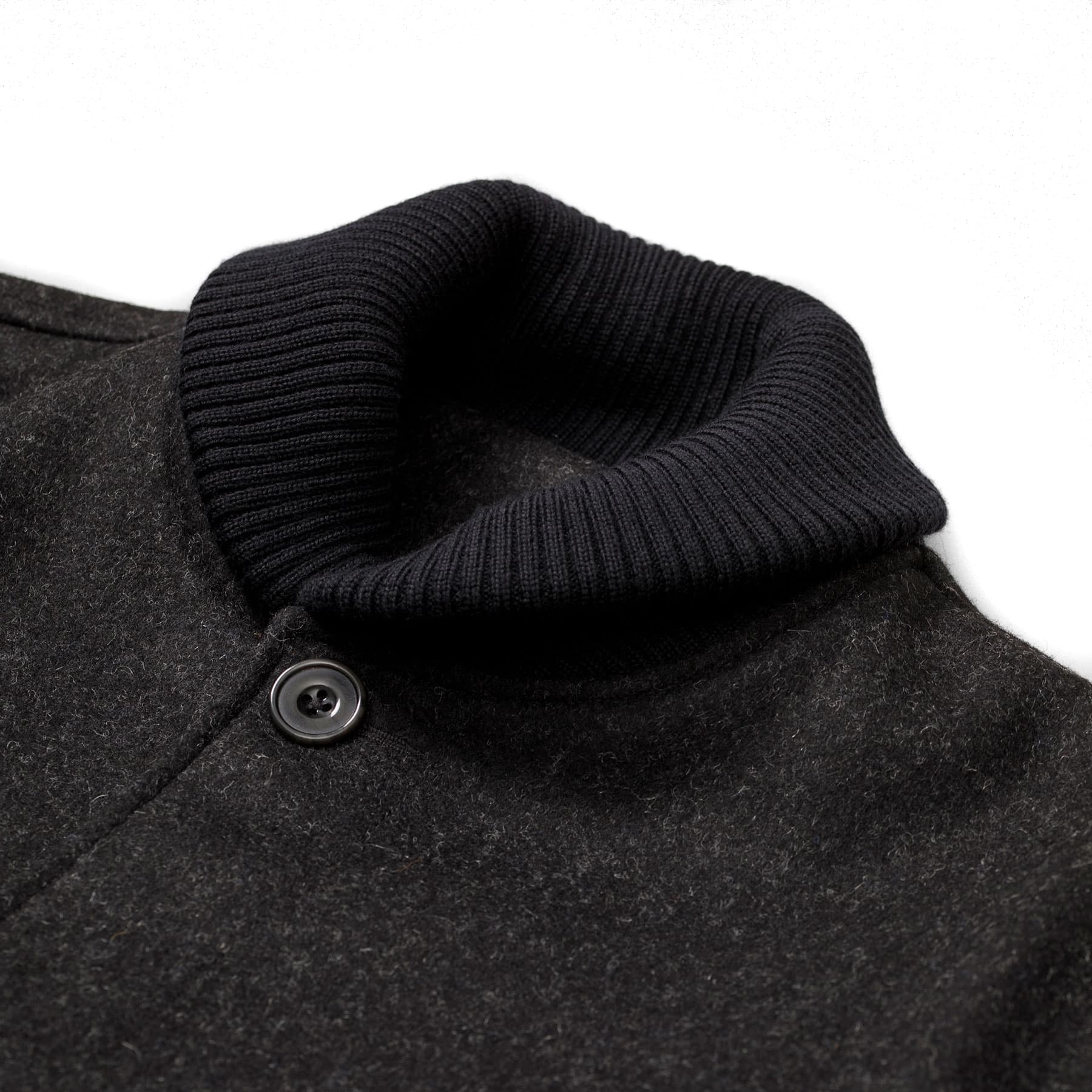 Atlas Lined Wool Jacket - Charcoal