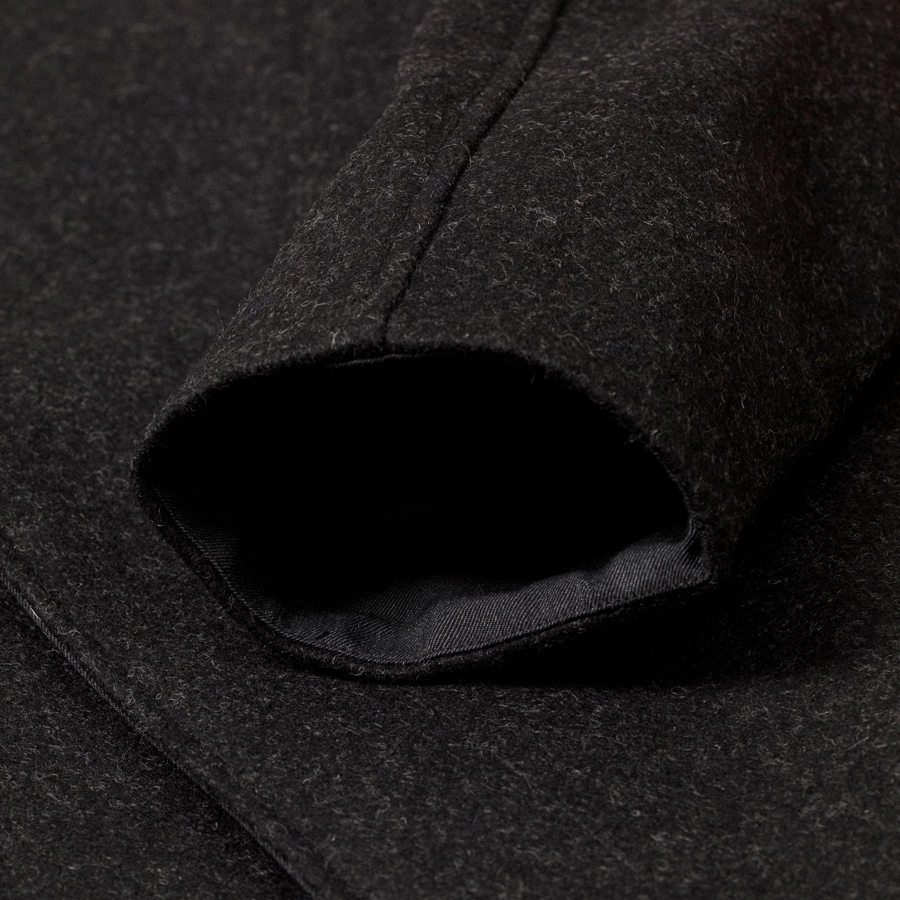 Atlas Lined Wool Jacket - Charcoal