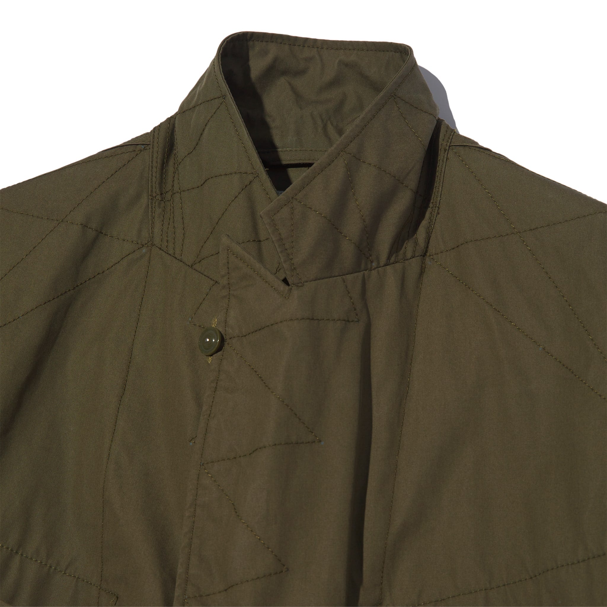 Bedford Jacket - Olive Coated Cotton Cloth