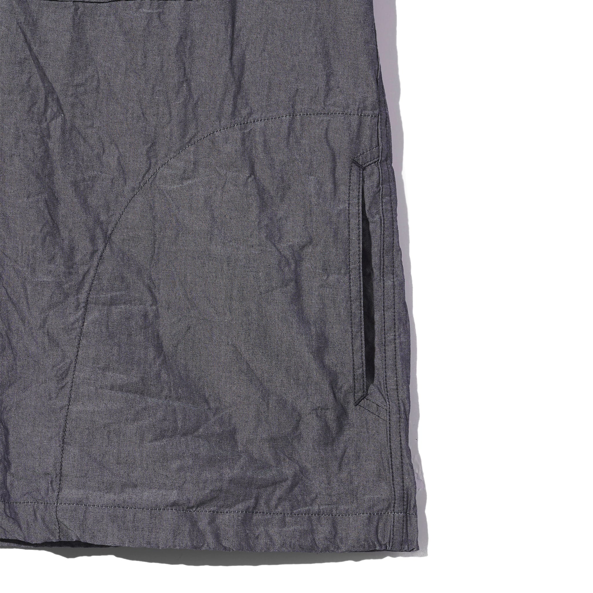 Cagoule Shirt - Indigo Cotton Chambray