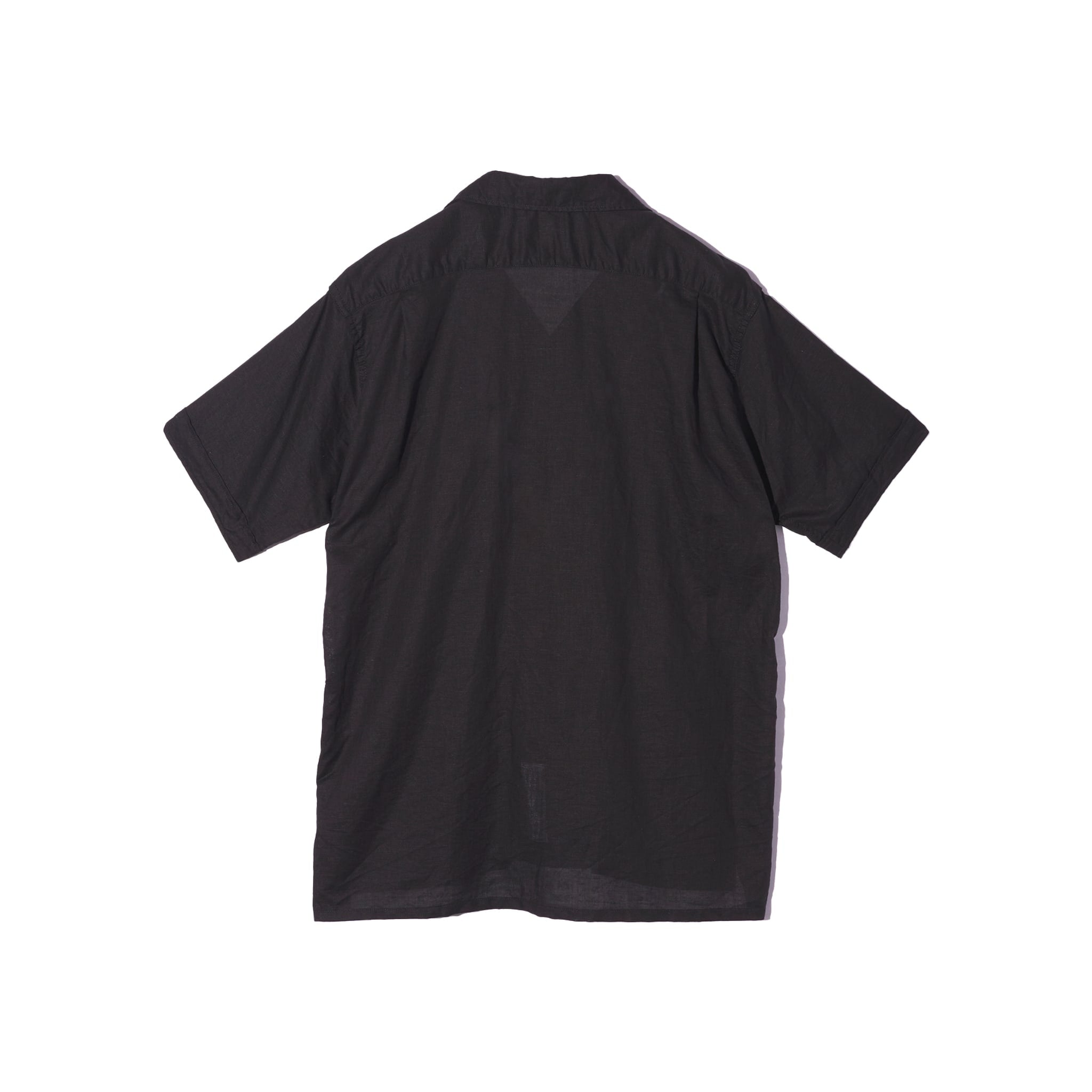 Camp Shirt - Black Handkerchief Linen