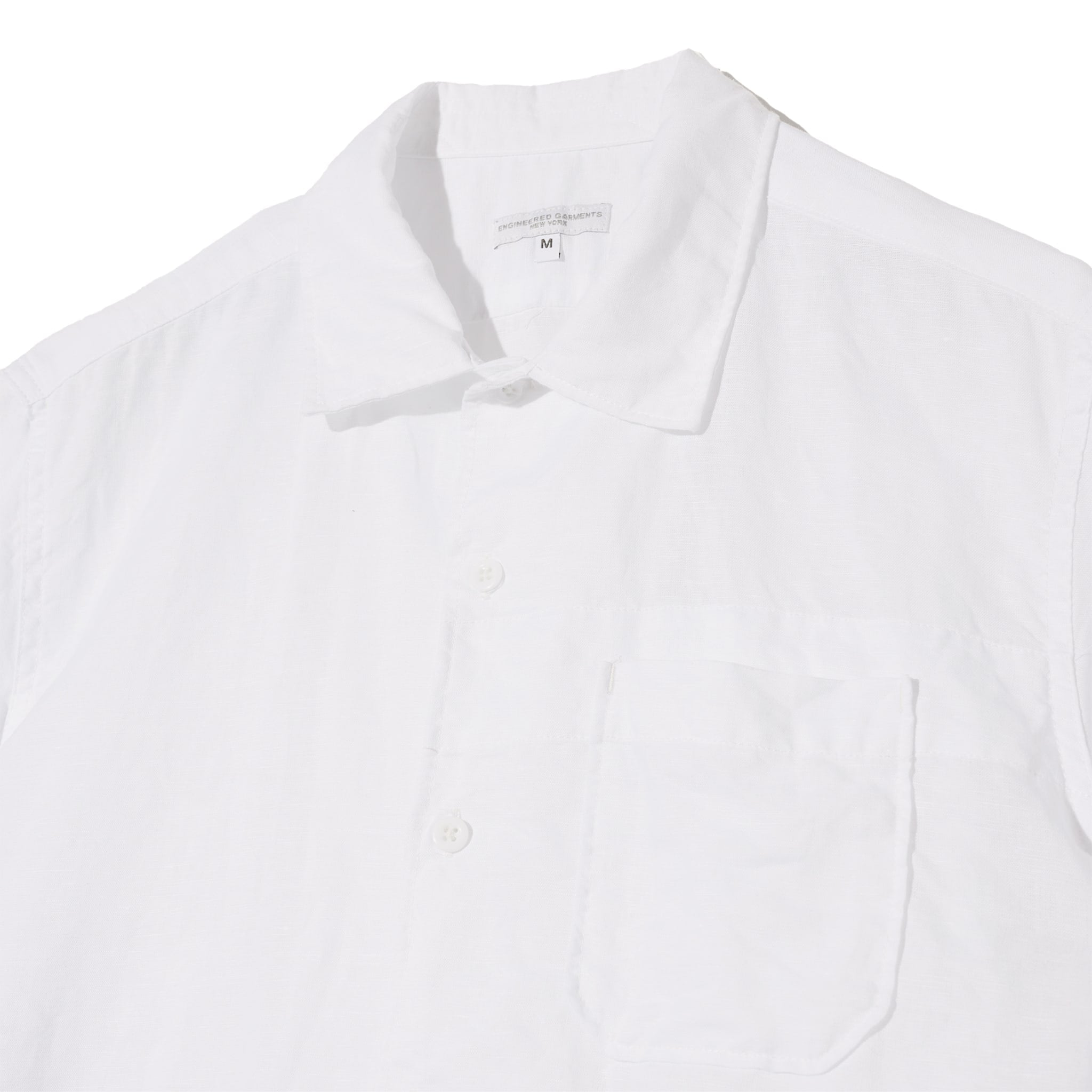 Camp Shirt - White Handkerchief Linen