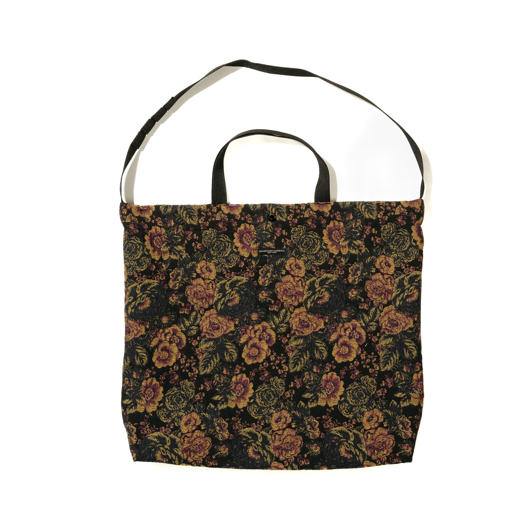 Carry All Tote - Black/Gold CP Floral Jacquard