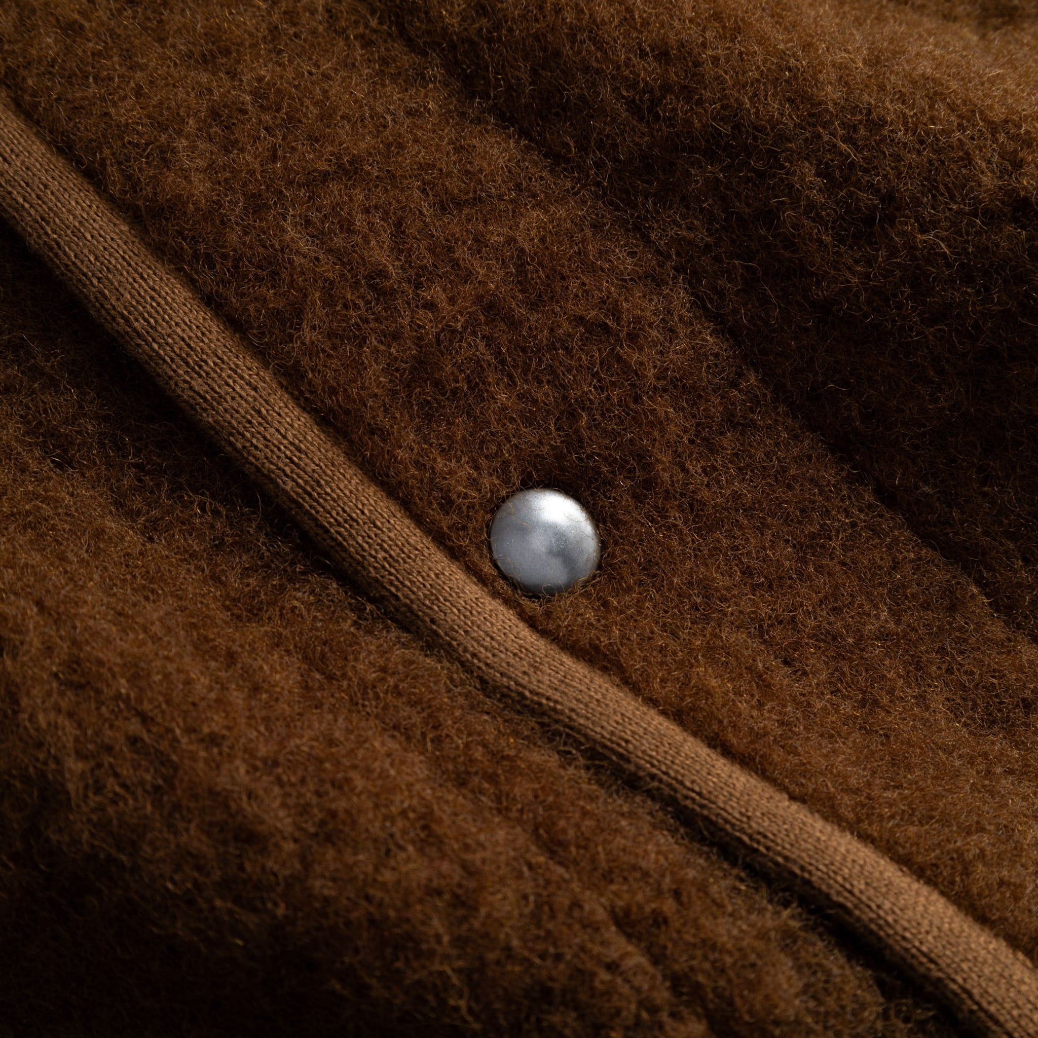 Contour Jacket Brushed Wool - Tobacco