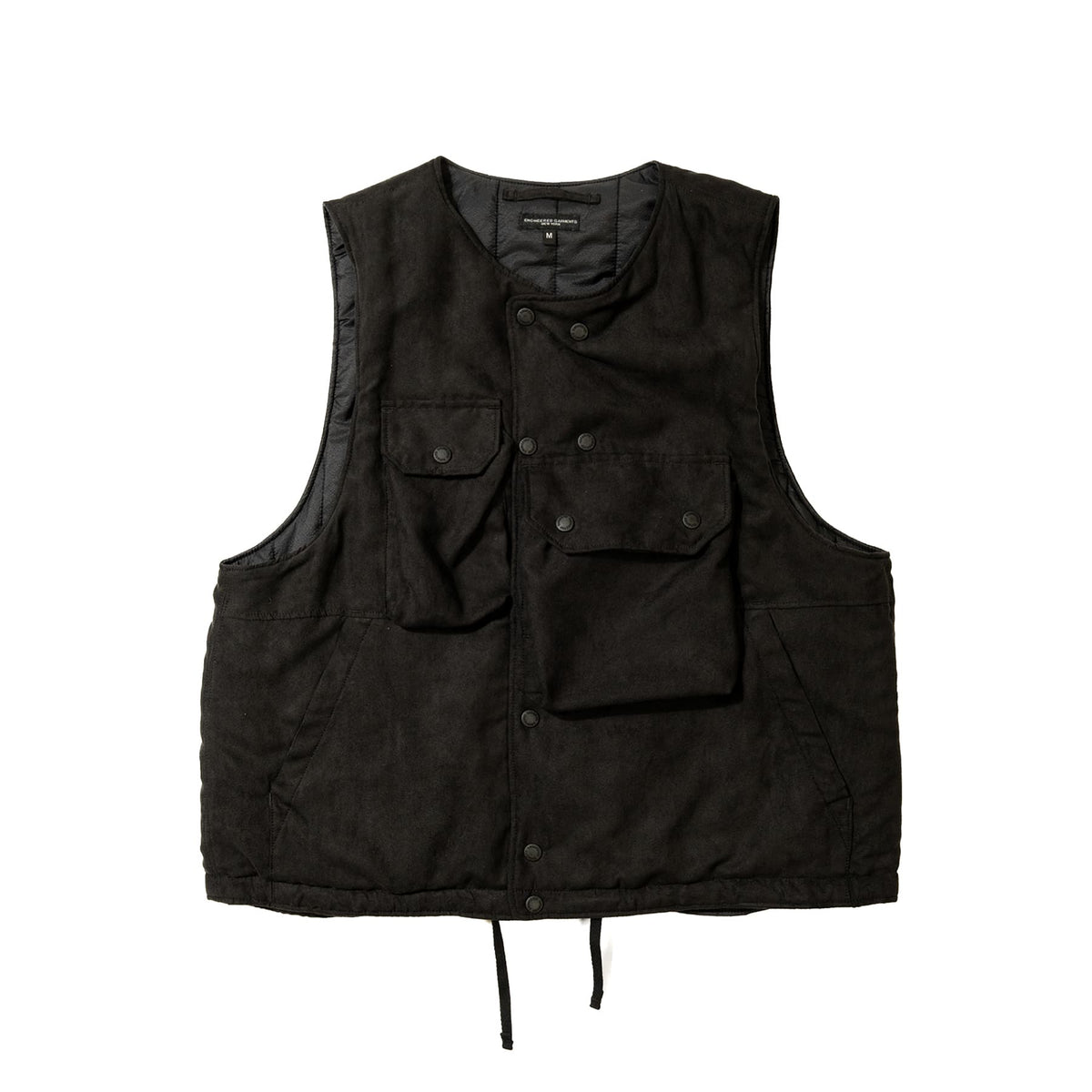 Engineered Garments Cover Vest Black Polyester Light Weight Fake 