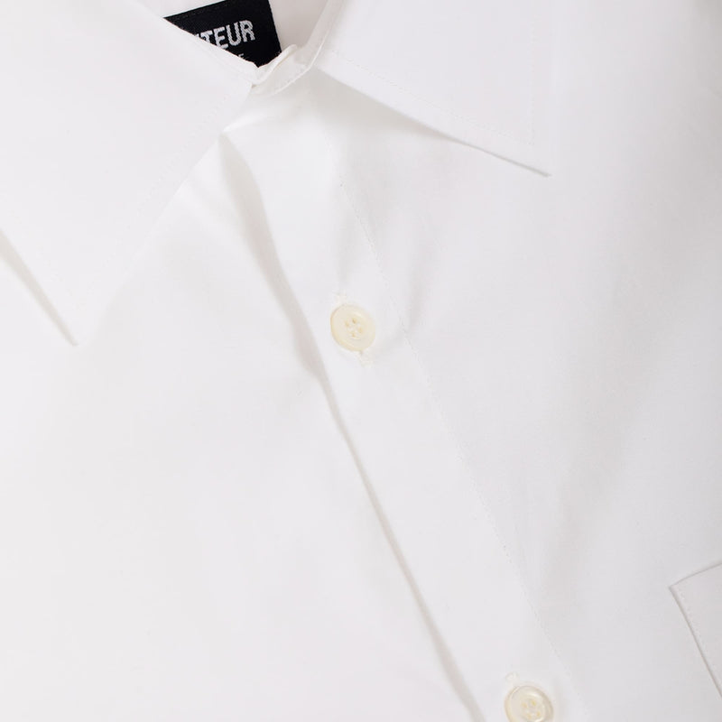 Arpenteur Doris Shirt Giza Cotton Oxford White Placket Detail