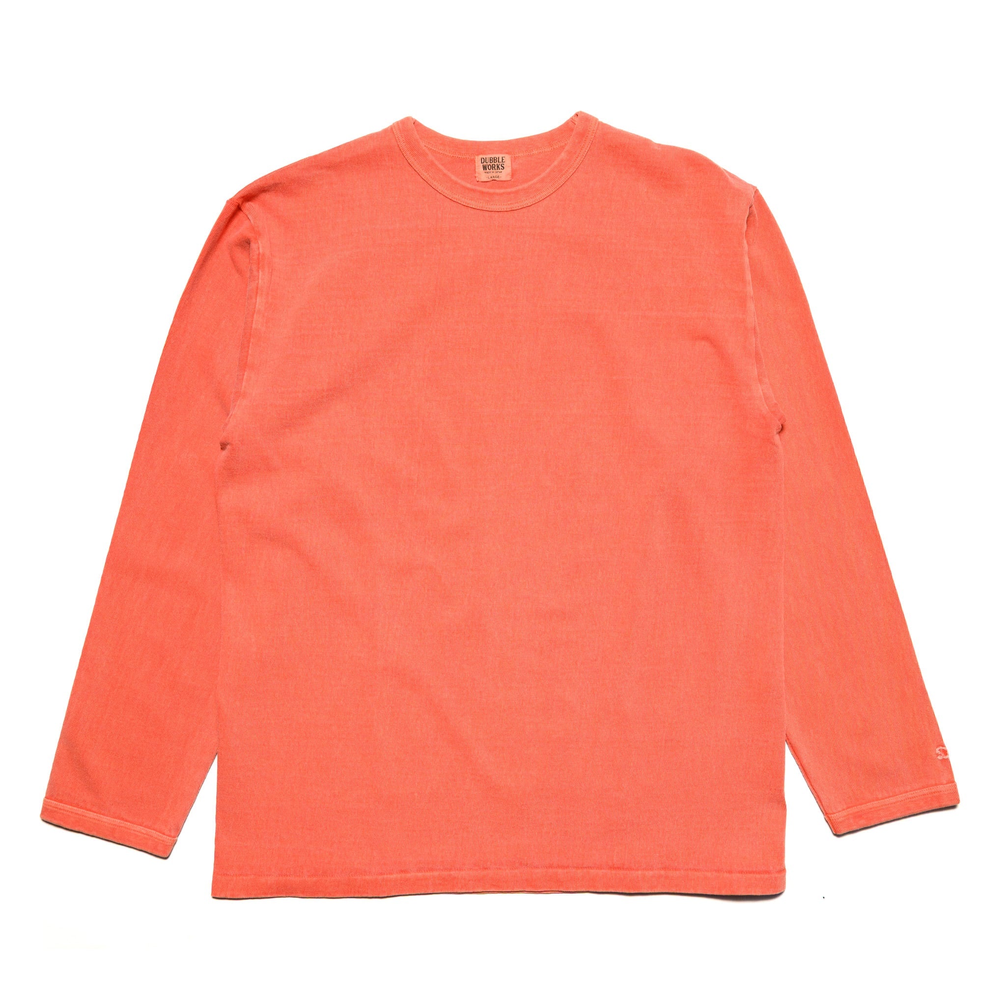 58001PD Heavyweight LS Tee Pigment Dye - Orange