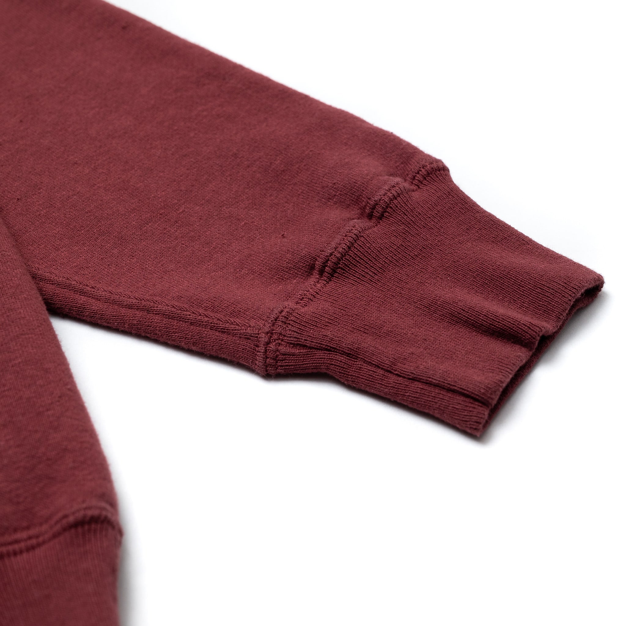 86001 Loopwheel Sweatshirt - Burgundy