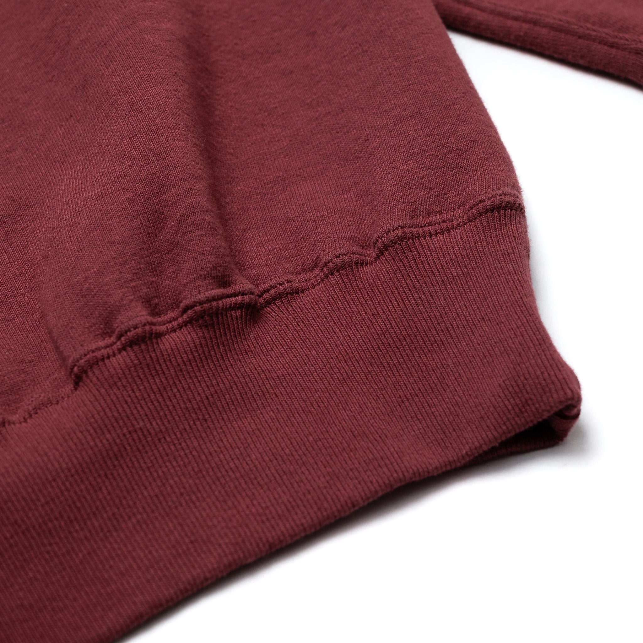 86001 Loopwheel Sweatshirt - Burgundy