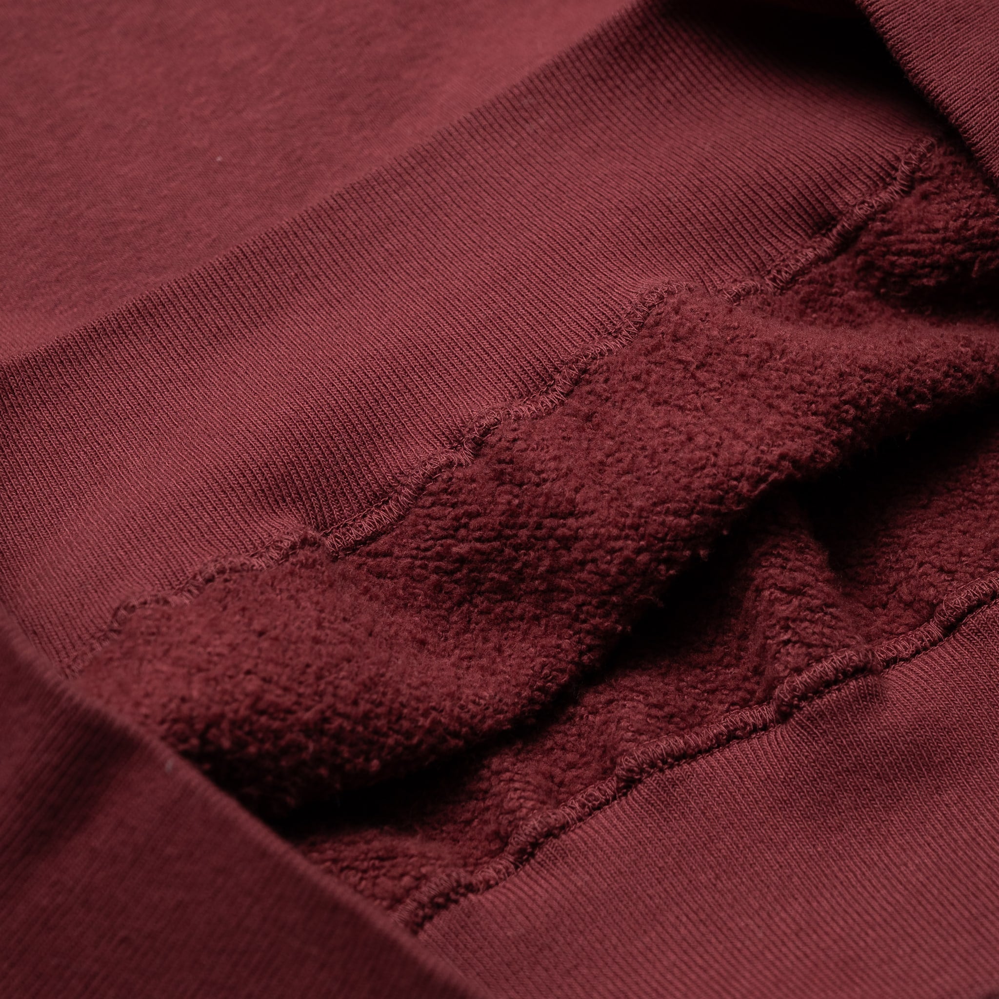 86001 Loopwheel Sweatshirt - Burgundy