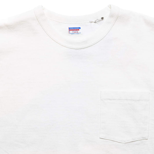 37002 Heavy SS Pocket Tee - Off White