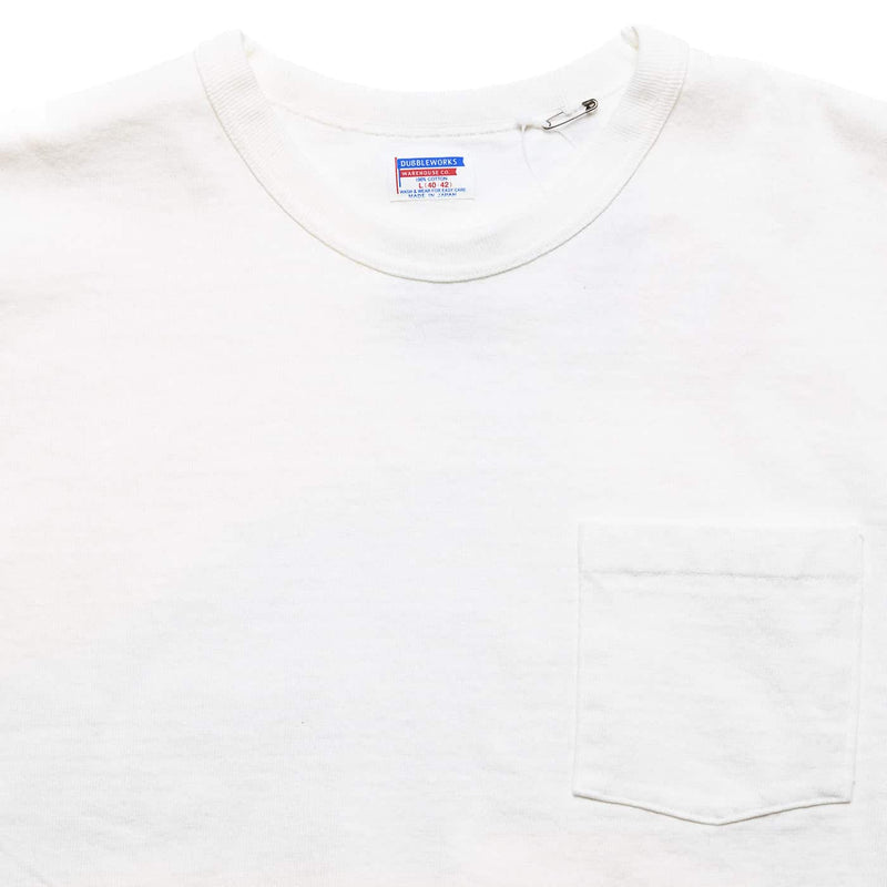37002 Heavy SS Pocket Tee - Off White
