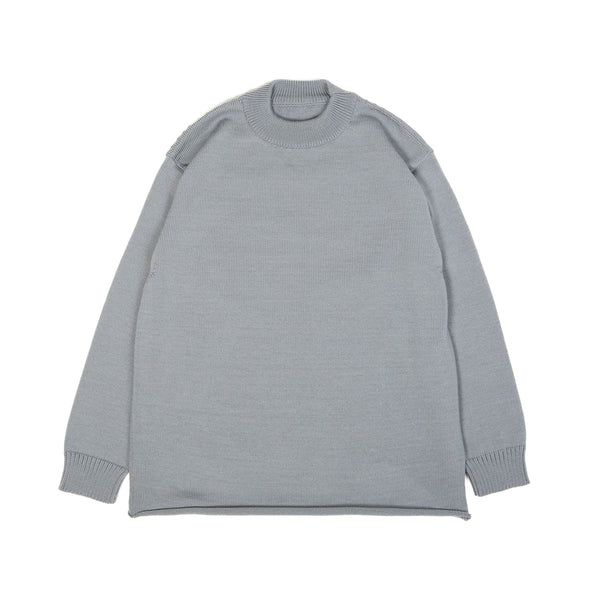 Dyce Sweater - Merino Wool Jersey - Concrete