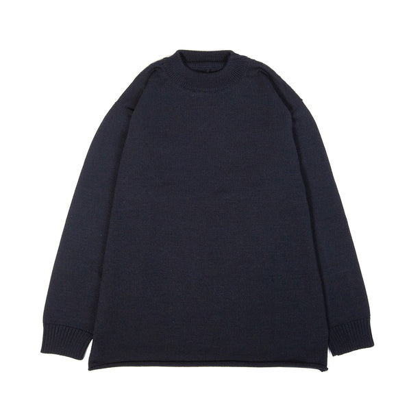 Dyce Sweater - Merino Wool Jersey - Midnight