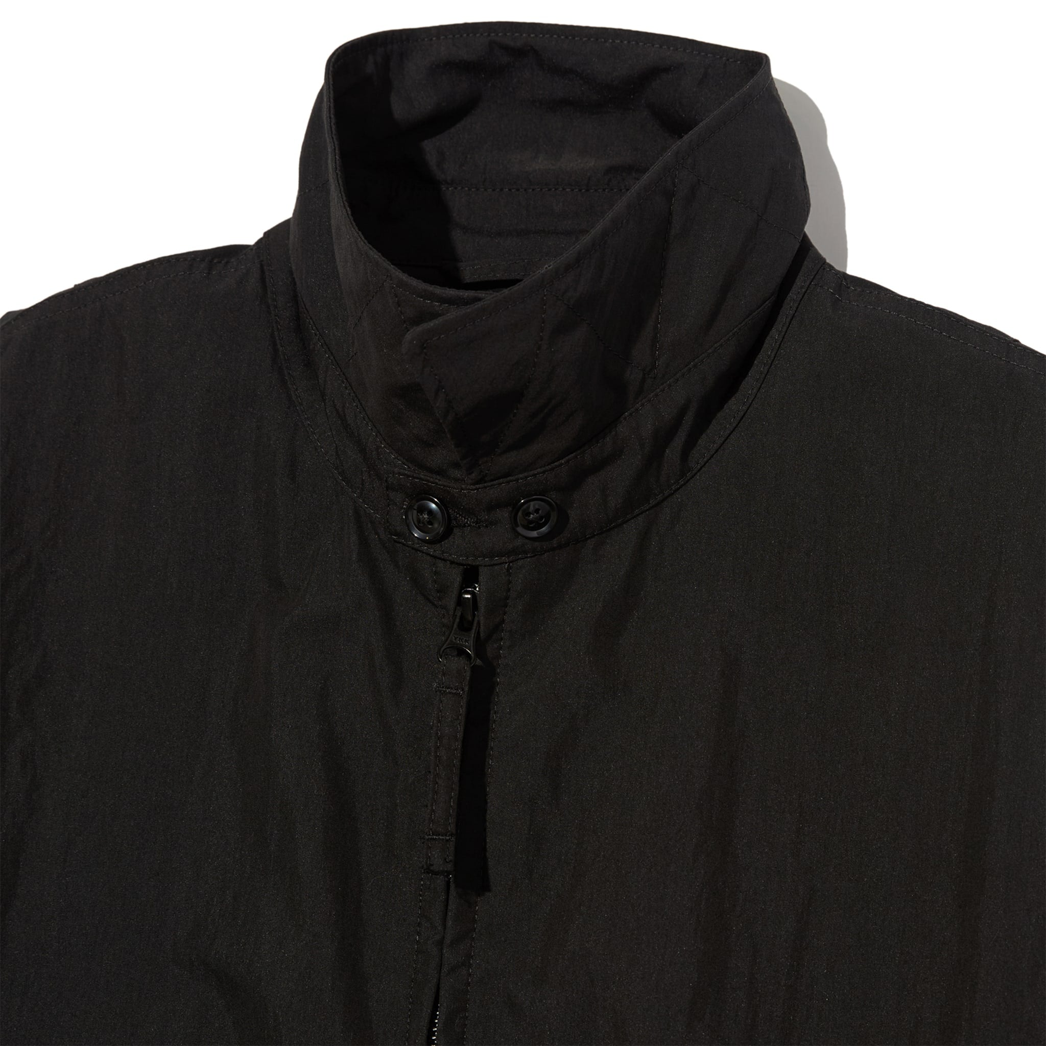 Engineered Garments Claigton Jacket Black Lightweight Nyco Poplin