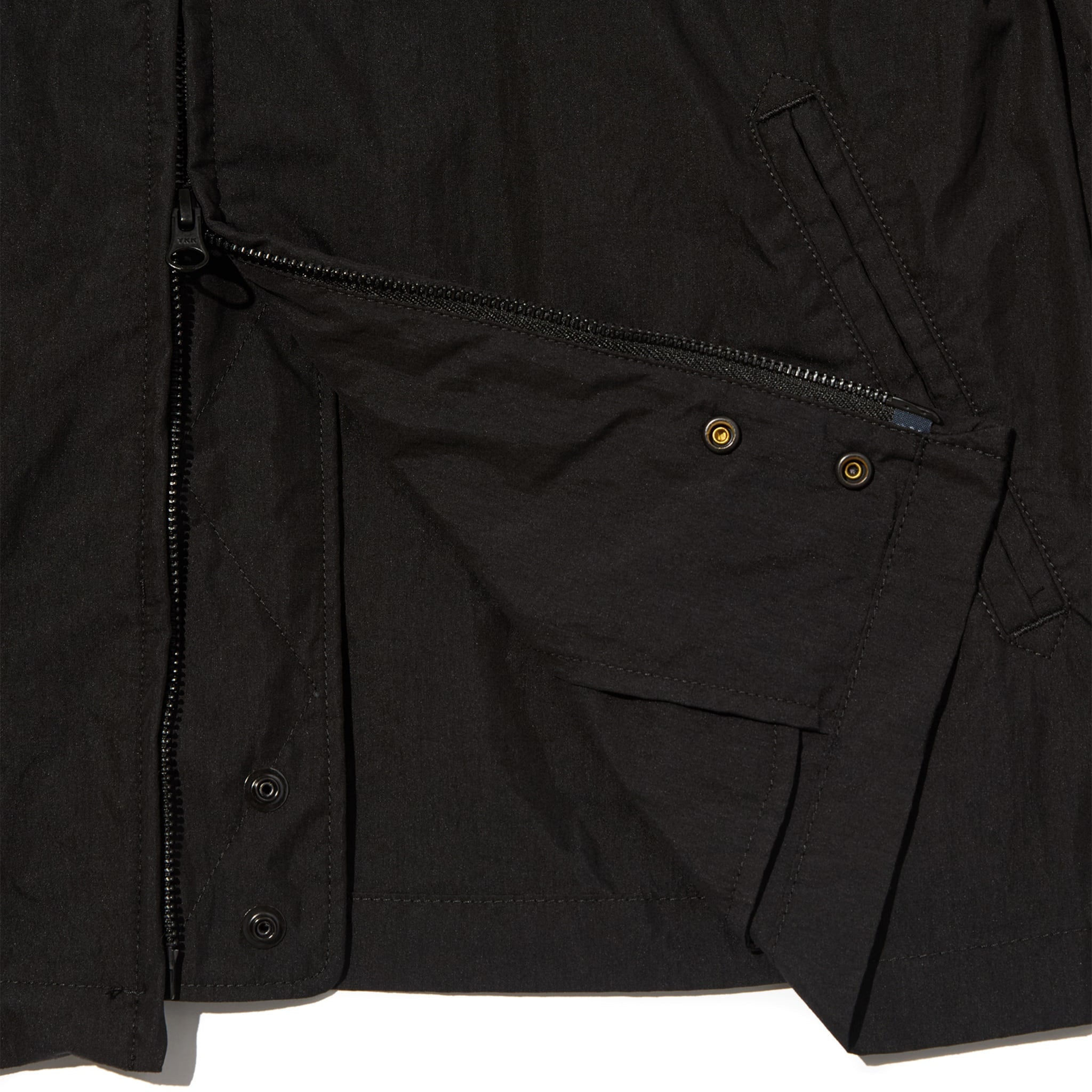 Engineered Garments Claigton Jacket Black Lightweight Nyco Poplin