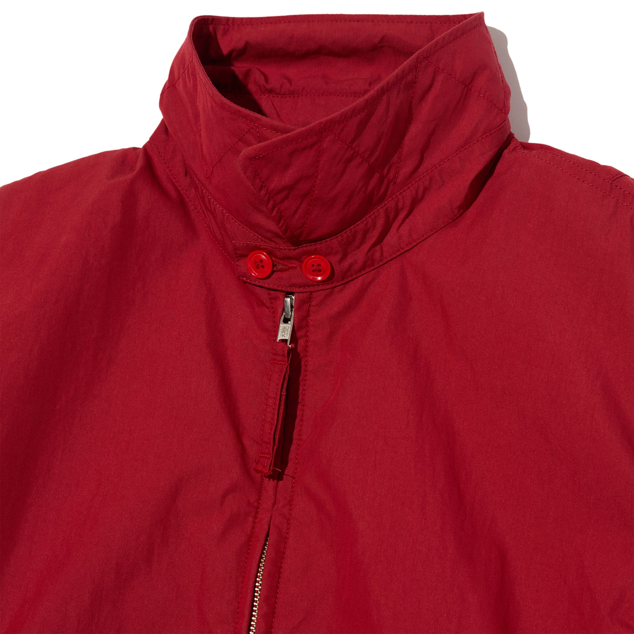 Engineered Garments Claigton Jacket Red Lightweight Nyco Poplin