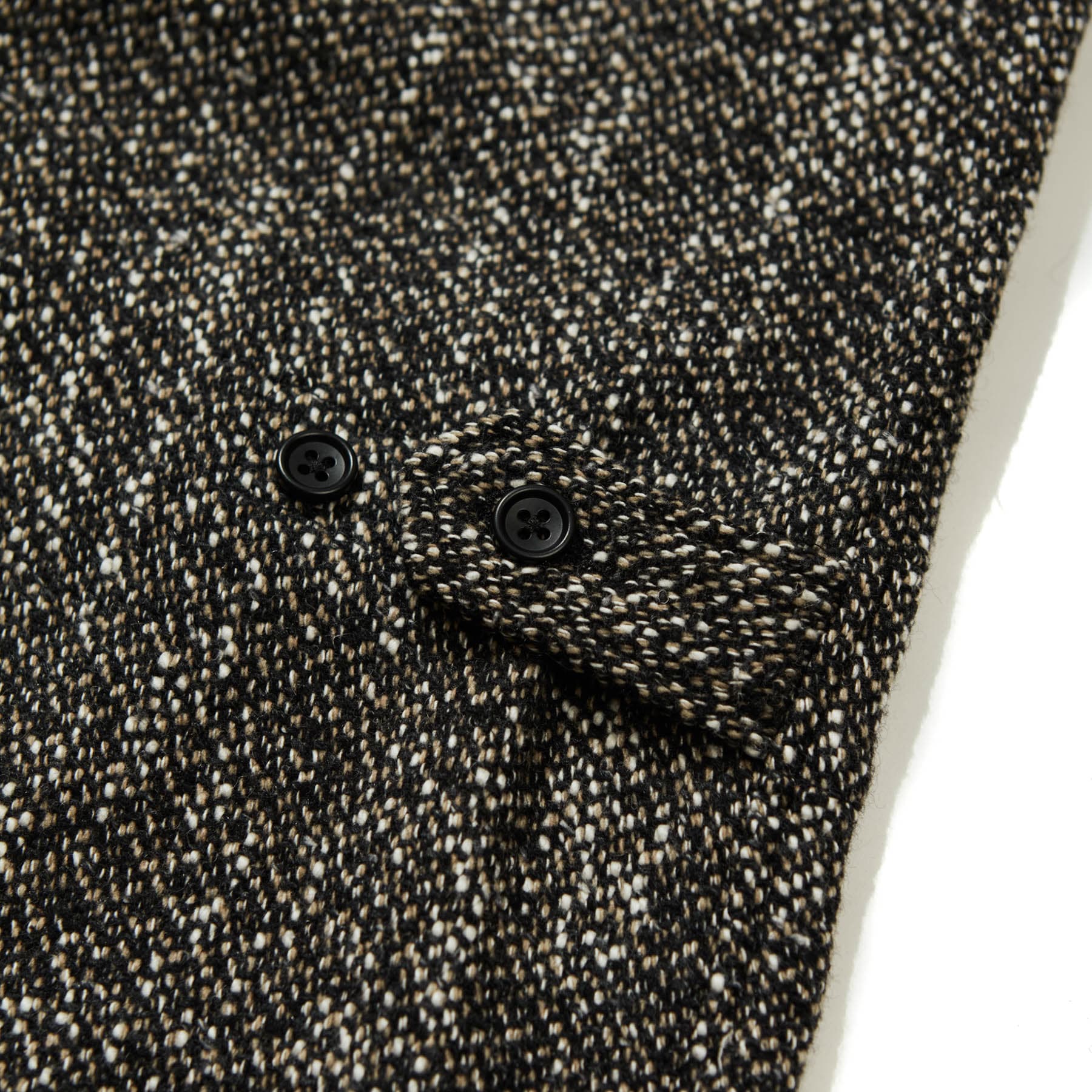 Loiter Jacket - Brown/Black Wool Homespun
