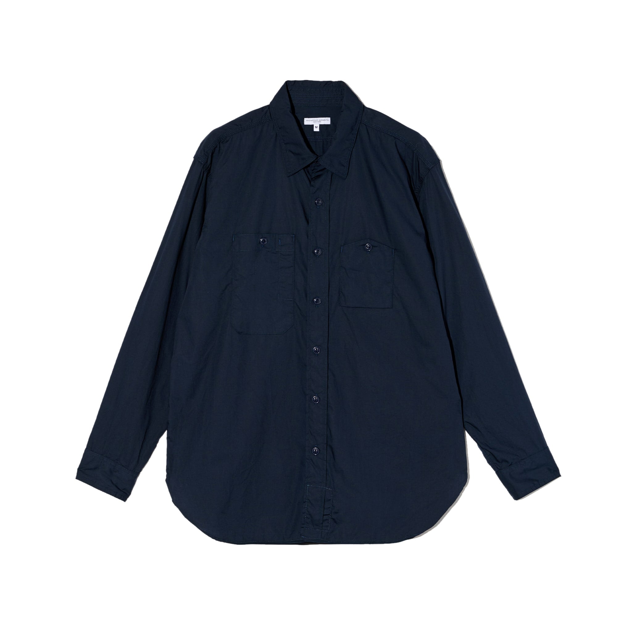 Work Shirt - Dark Navy Cotton Broadcloth