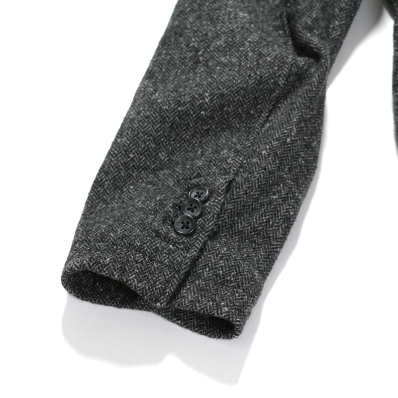 Engineered Garments Andover Jacket Grey Poly Wool Herringbone Cuff