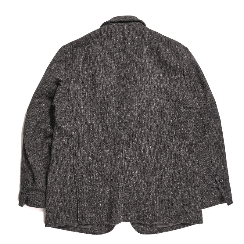 Engineered Garments Andover Jacket Grey Poly Wool Herringbone Rear