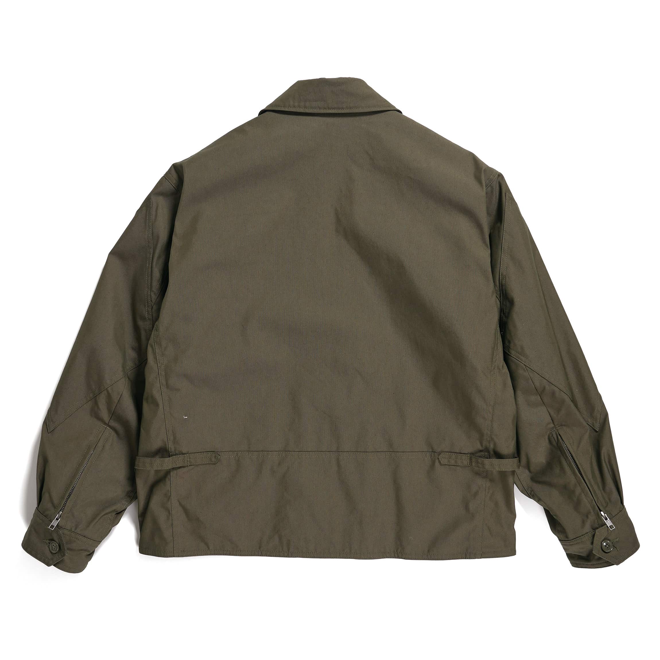 Engineered Garments G8 Jacket Olive CP Weather Poplin Rear