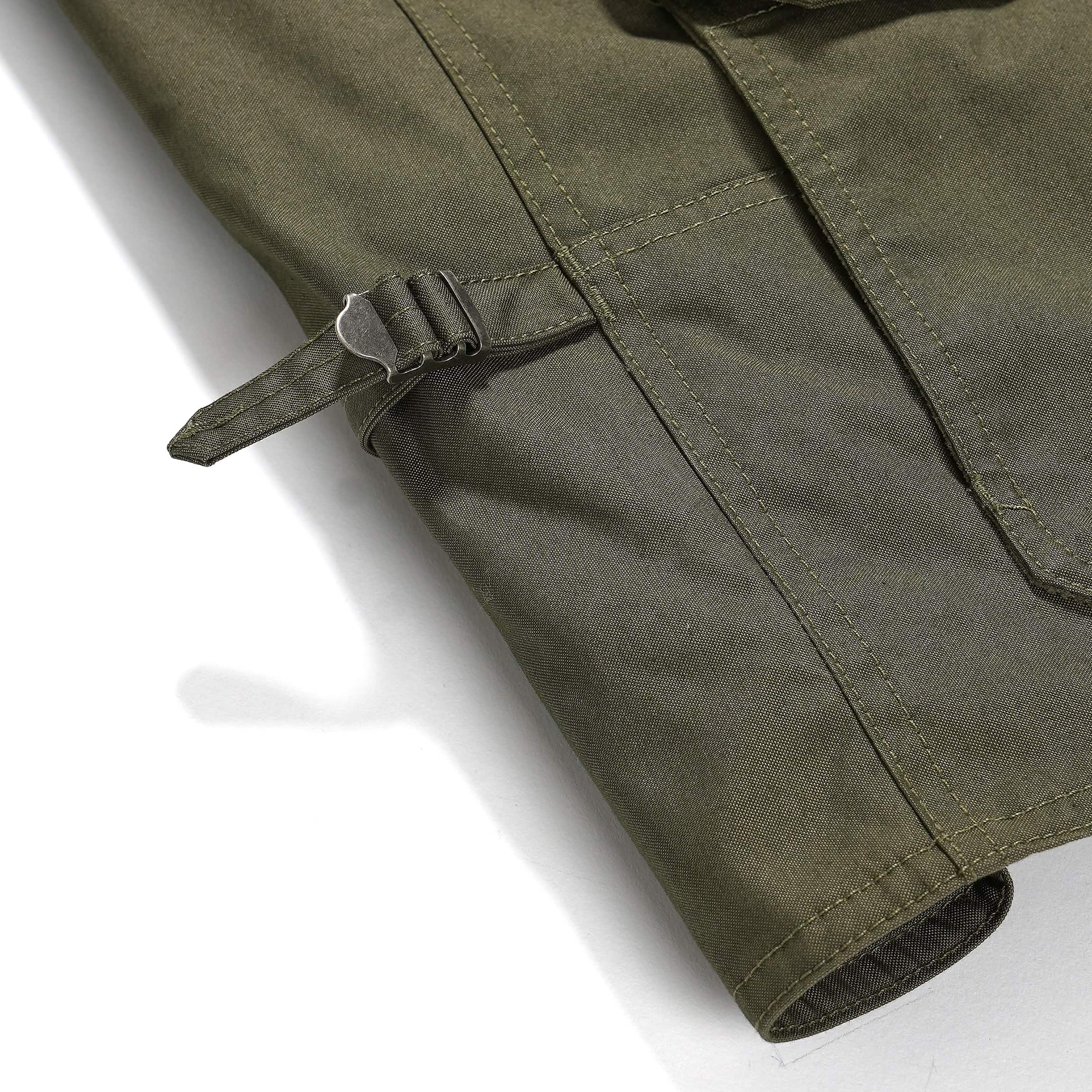 Engineered Garments G8 Jacket Olive CP Weather Poplin Waist Tabs