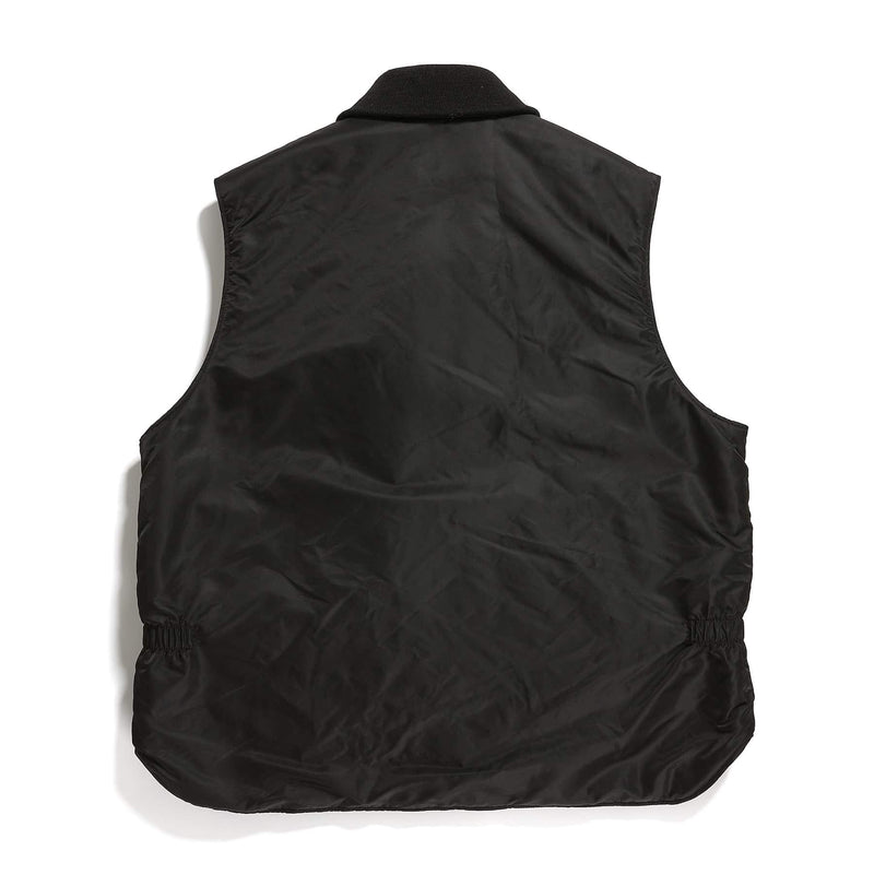 Engineered Garments LL Vest Black PC Poplin Rear
