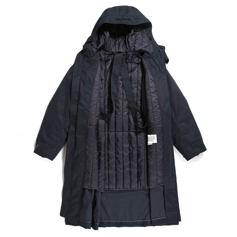 Engineered Garments Storm Coat Dark Navy PC Coated Cloth Interior
