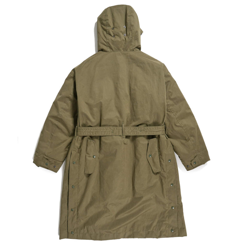 Engineered Garments Storm Coat Olive PC Coated Cloth