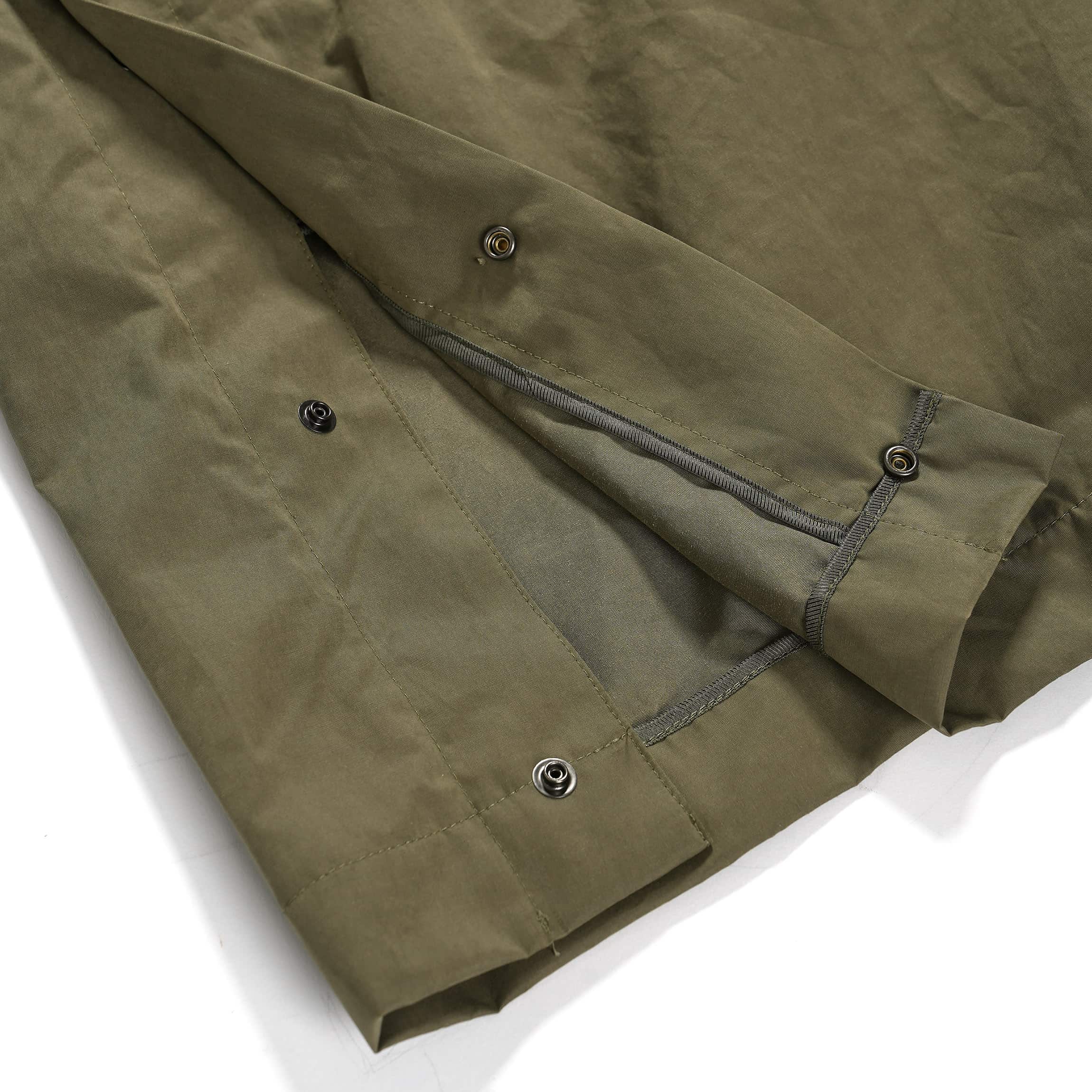 Engineered Garments Storm Coat Olive PC Coated Cloth