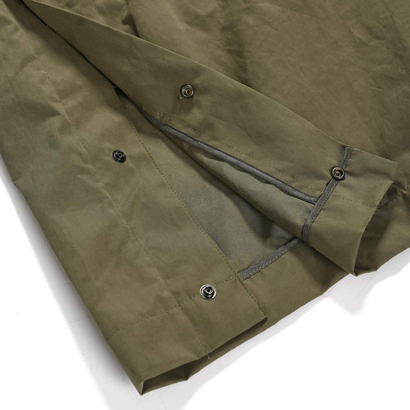 Engineered Garments | Storm Coat | Olive PC Coated Cloth | BlackBlue