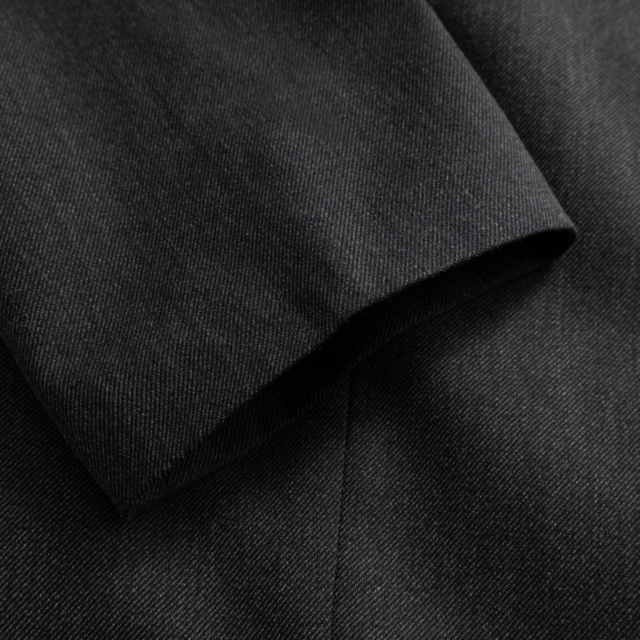 Fox J Lined Blazer Pure Wool Flannel - Charcoal