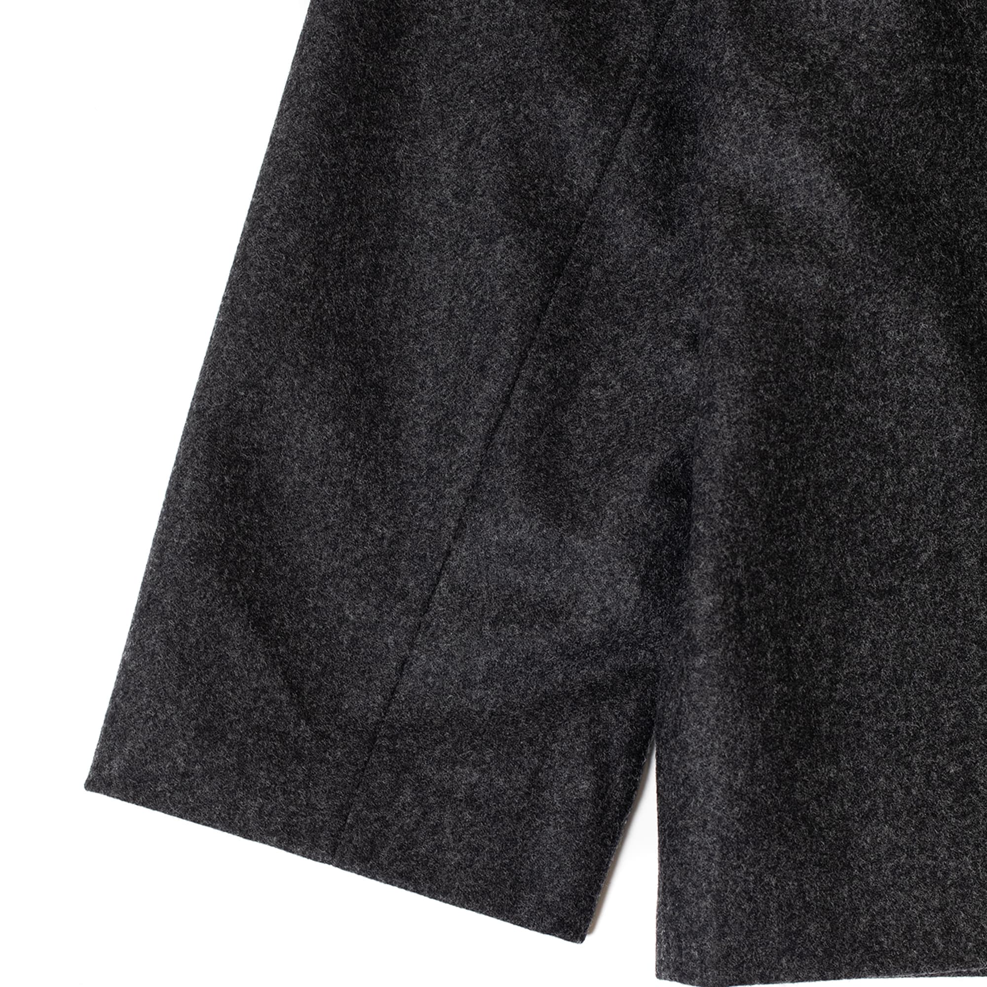 Fox J - Lined Blazer - Wool Flannel - Charcoal