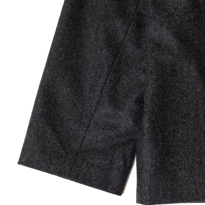 Fox J - Lined Blazer - Wool Flannel - Charcoal